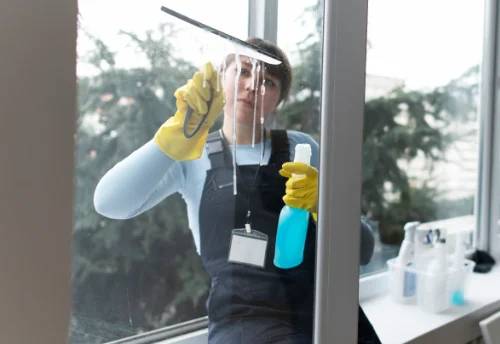 Nettoyage de vitres intérieures et extérieures à Réville